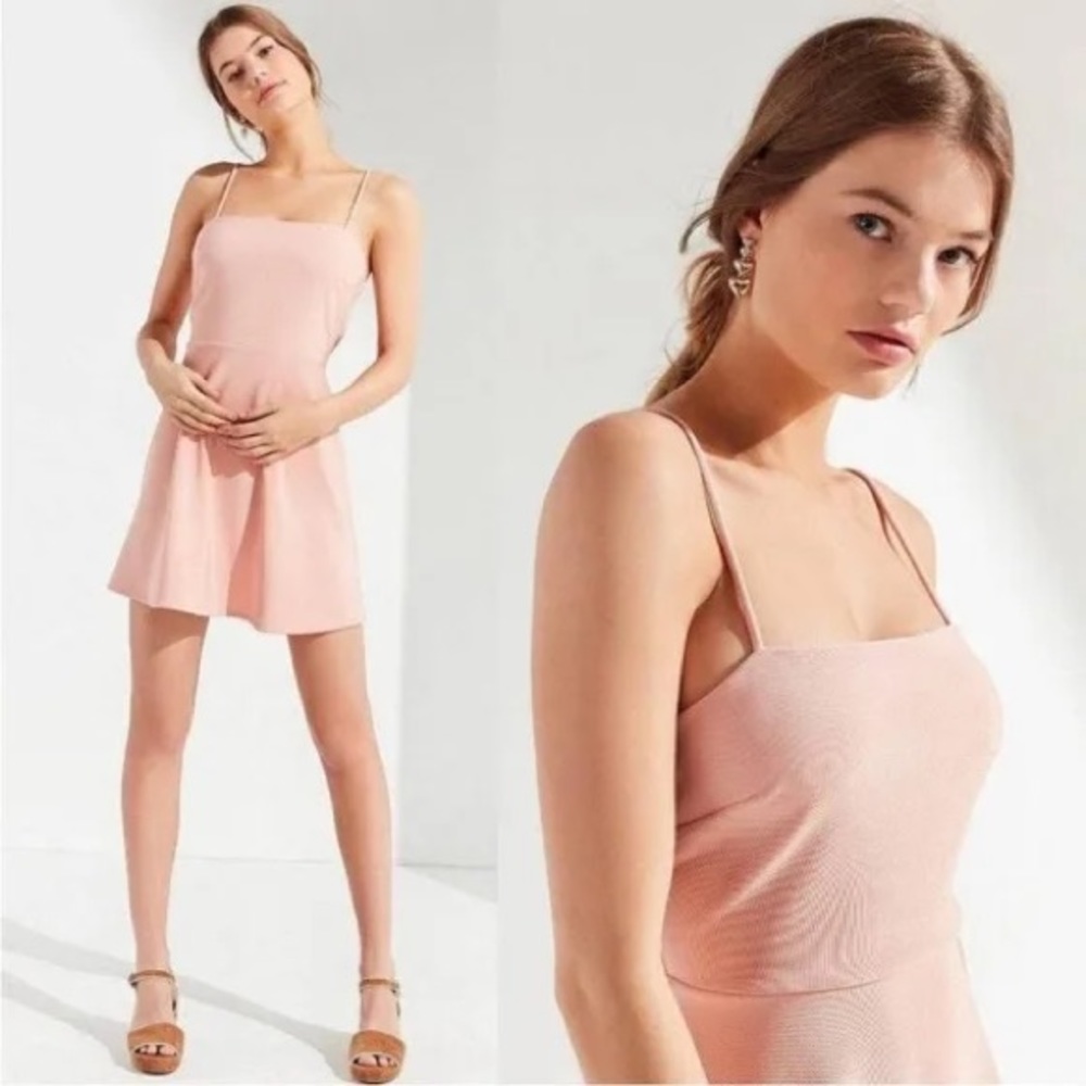 Urban outfitters UO textured tie back mini dress  .Women US size xs